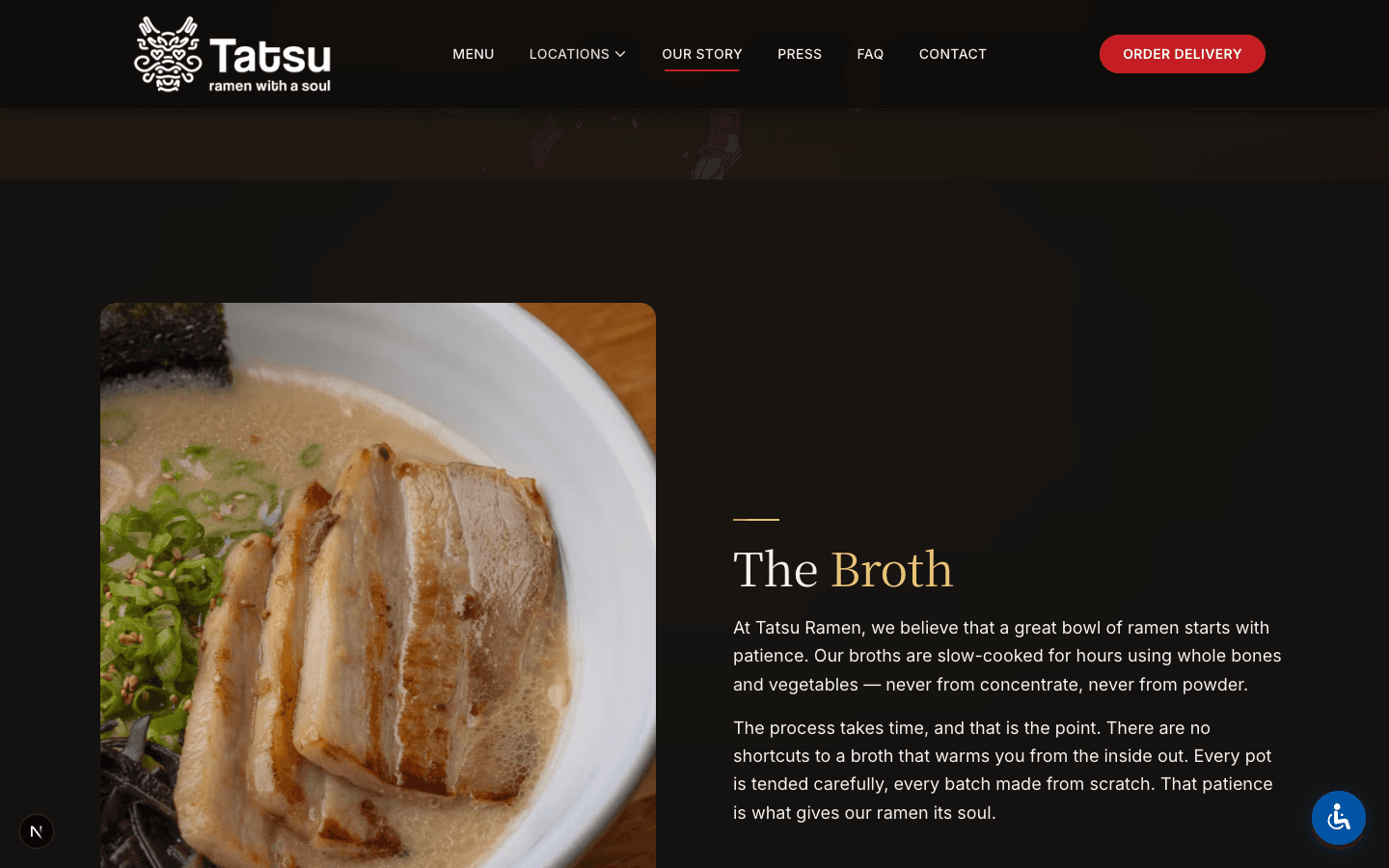 Our Story continued — the craft and philosophy behind every Tatsu bowl